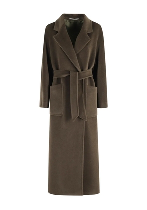 Tagliatore double-breasted wool coat - Green