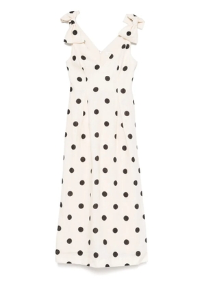 ZIMMERMANN Crush midi dress - Neutrals