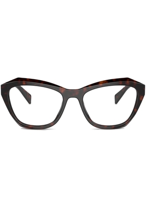 Prada Eyewear Symbole glasses - Brown