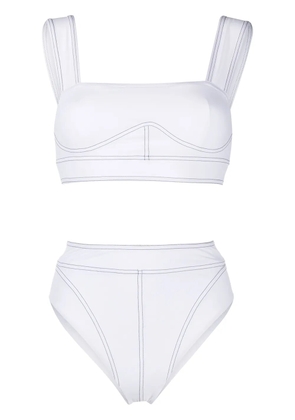 Noire Swimwear bralette two-piece bikini - White