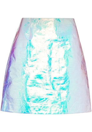 Sies Marjan desiree iridescent mini skirt - Metallic