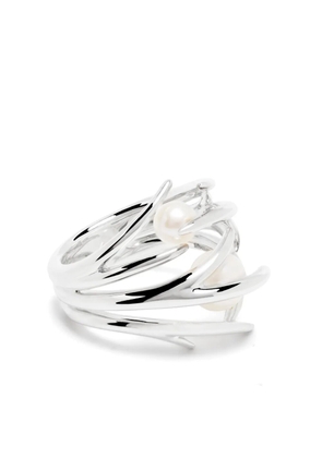 Shaun Leane Cherry Blossom pearl ring - Silver