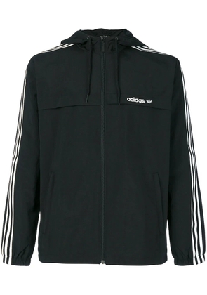 adidas Adidas Originals three stripe windbreaker jacket - Black