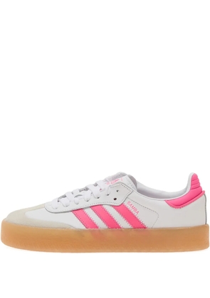 adidas Sambae 3-stripe sneakers - White