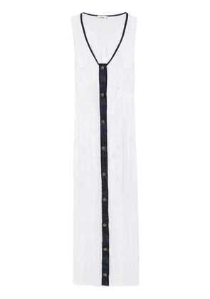 Amir Slama lace beach dress - White