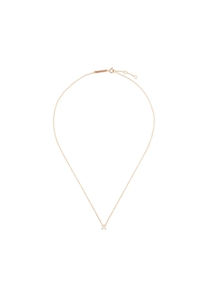 Delfina Delettrez Dots Solitaire diamond necklace - Metallic