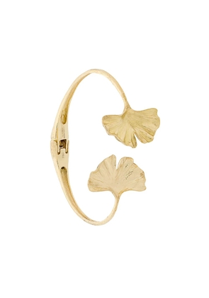 Aurelie Bidermann 18kt yellow gold Ginkgo cuff