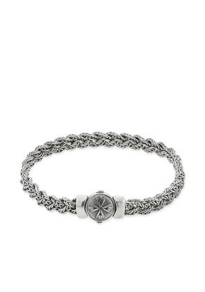 Emanuele Bicocchi braided-chain bracelet - Silver