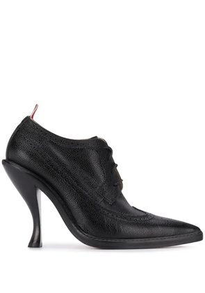 Thom Browne curved heel longwing brogues - Black