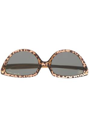 Mykita x Martine Rose SOS sunglasses - Brown