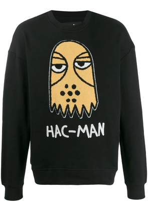 Haculla textured cotton sweater - Black