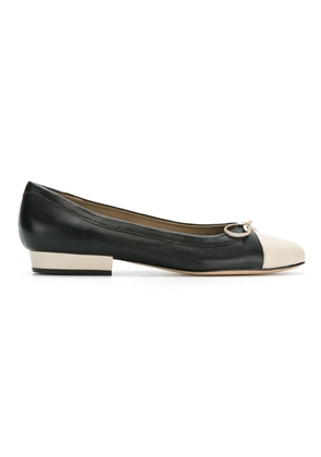 Sarah Chofakian round toe ballerinas - Black