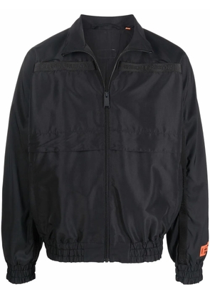 Heron Preston logo-patch bomber jacket - Black