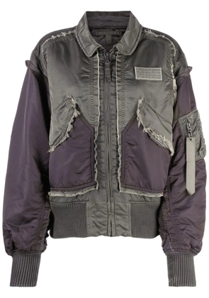 MISBHV deconstructed bomber jacket - Green