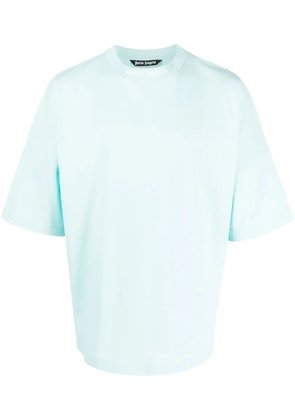 Palm Angels logo-print T-shirt - Blue