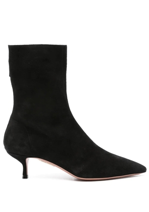 Aquazzura 55mm suede boots - Black