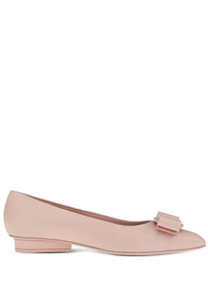 Ferragamo Viva Bow ballerina shoes - Pink