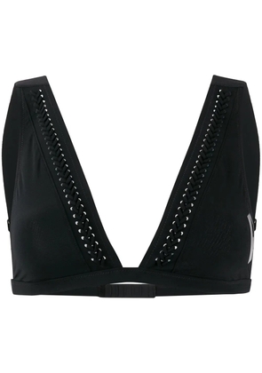 Calvin Klein Underwear woven detailed bikini top - Black