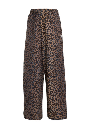 adidas leopard-print trousers - Brown