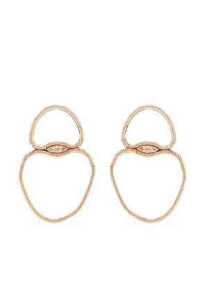 Fernando Jorge 18kt rose gold small Fluid Diamonds earrings
