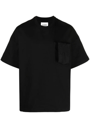 Jil Sander patch-pocket cotton T-shirt - Black
