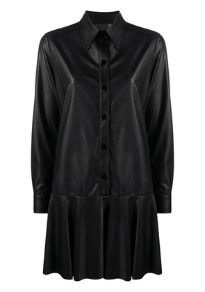 Blanca Vita dropped-waist shirt dress - Black
