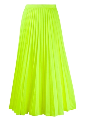 Valentino Garavani high-waisted pleated midi skirt - Green