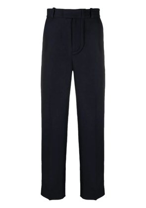 Jacquemus virgin wool straight-leg trousers - Blue