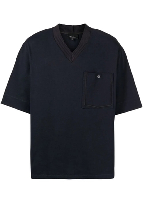 3.1 Phillip Lim contrast-trim T-shirt - Blue