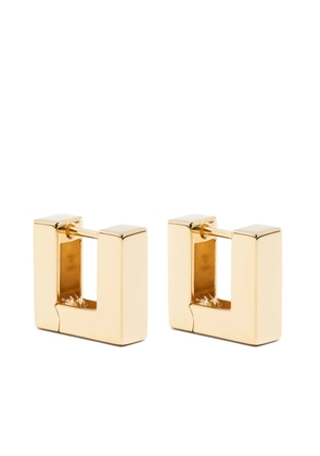 Tom Wood Square Hoops gold-plated earrings