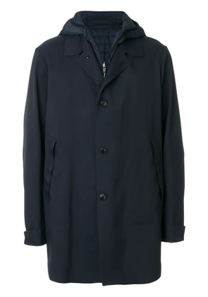 Liska single breasted jacket with padded vest piece - Blue