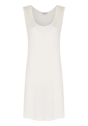 Amir Slama sleeveless T-shirt dress - White