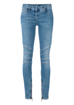 Balmain skinny biker jeans - Blue