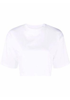 LouLou de Saison GUPO cropped short-sleeve T-shirt - White