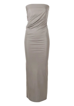 Christopher Esber strapless ruched dress - Grey