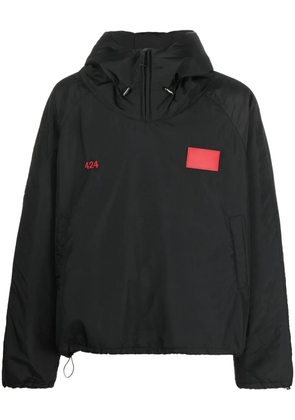 424 logo-patch jacket - Black