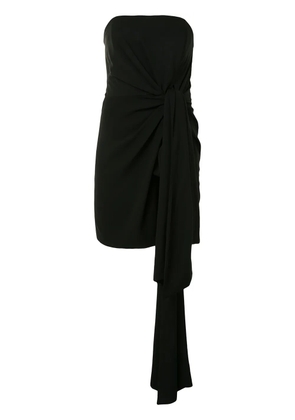 16Arlington strapless draped mini dress - Black