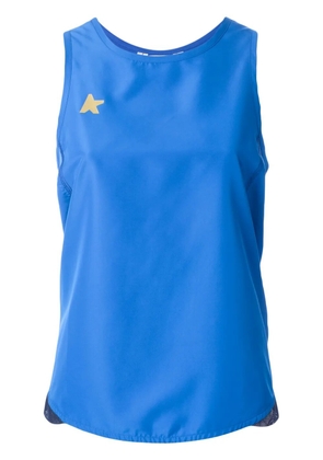 Golden Goose racer back tank top - Blue