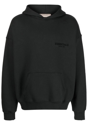 FEAR OF GOD ESSENTIALS Essentials logo-print hoodie - Black