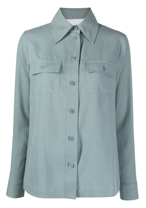 REMAIN classic button-up shirt - Blue