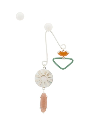 Wouters & Hendrix Technofossils e-coated Balance earrings - Metallic