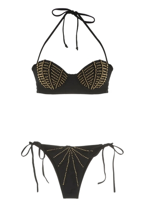 Amir Slama beaded bikini set - Black