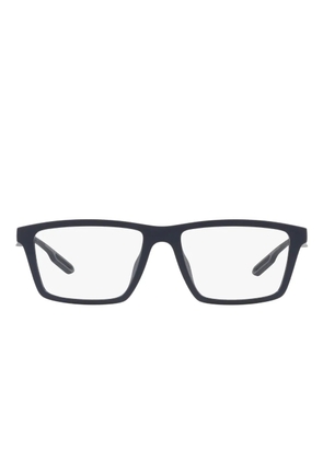 Emporio Armani square-frame clip-on sunglasses - Black