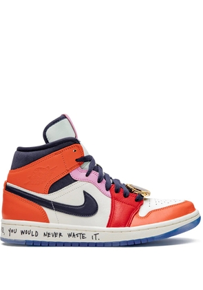 Jordan x Melody Ehsani Air Jordan 1 Mid 'Fearless' sneakers - White