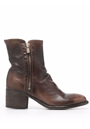 Officine Creative Denner 103 leather boots - Brown