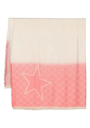 TWINSET stellar jacquard scarf - Neutrals
