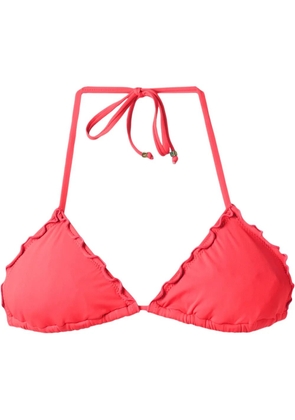 Amir Slama triangle bikini top - Red