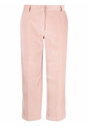 Burberry Pre-Owned 2000s straight-leg cropped trousers - Pink