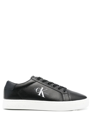 Calvin Klein Jeans low-top leather sneakers - Black