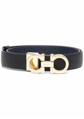 Ferragamo logo-plaque belt - Black